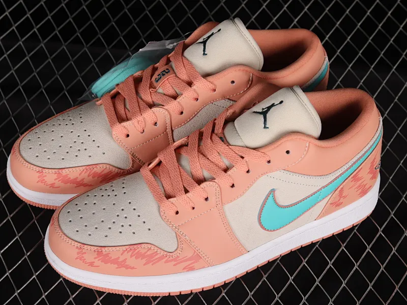 All categories Air Jordan Jordan series basketball shoes Air Jordan 1 Low Air Jordan 1 Low AJ1 Joe 1 pink low-top basketball shoes DC0774-800